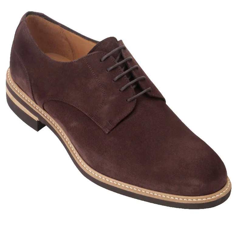 Men's Oxford shoes with a double - buckle strapUmber 4607 Plain Toe Oxford