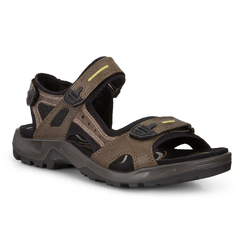 Men's sandals with a padded heelEcco men's 069564-56396 Yucatan sandal tarmac/moon rock (size 47)