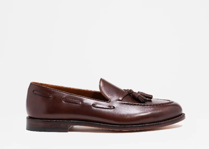 Tassel Loafer Tobacco Calf