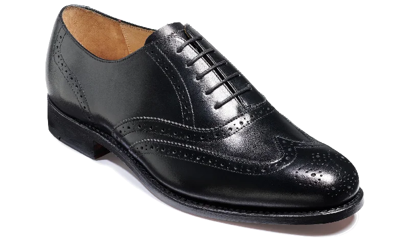 Men's leather Oxford shoes with a plain toeCovent Garden - Black Calf