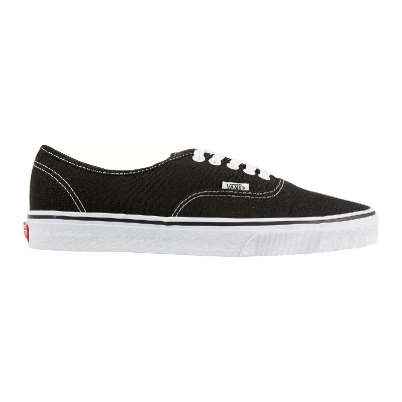 Men's Oxfords with a lace - up closure and a narrow fitVans Unisex Authentic Black Canvas