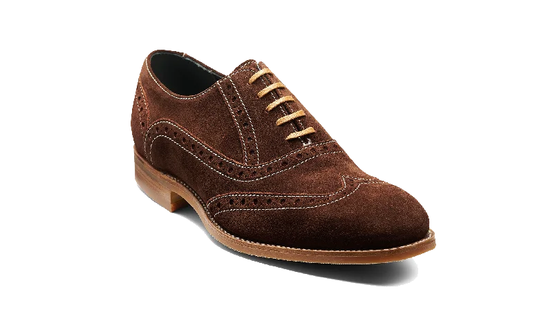 Men's Oxford shoes with a padded insole for all - day comfortGrant - Spice Suede