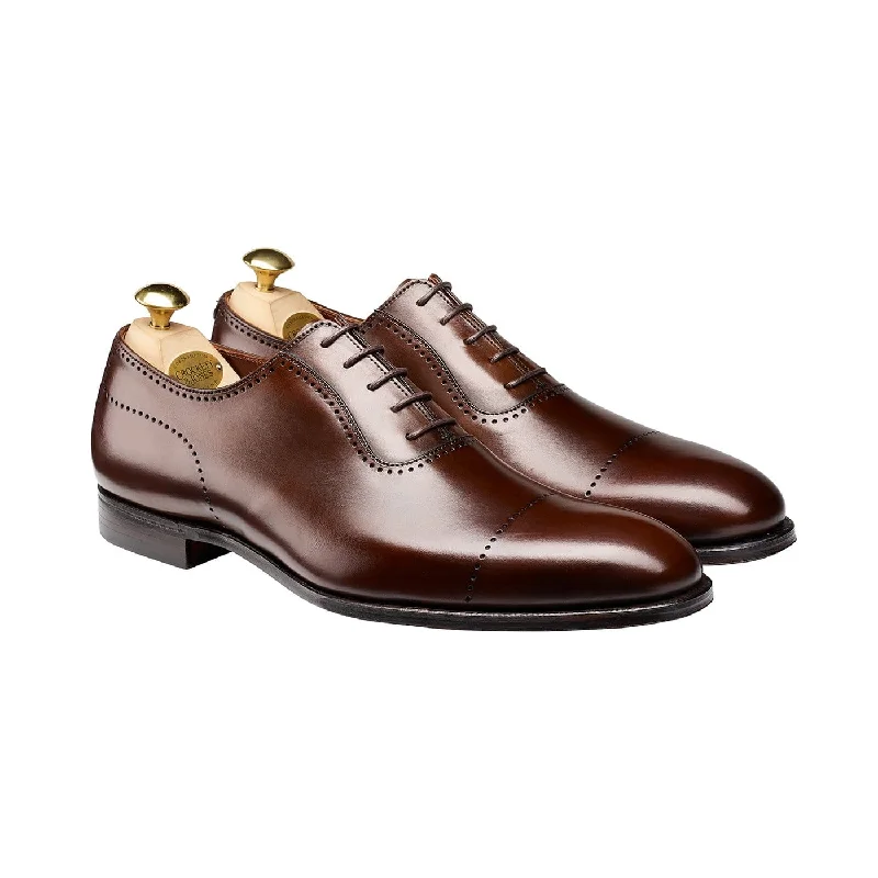 Men's Oxfords with a high - quality leather upperCourtenay Dark Brown Antique Calf