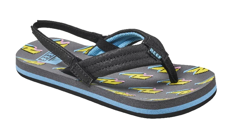 Men's sandals with a padded heelBoys' Reef Toddler Little Ahi Sandal