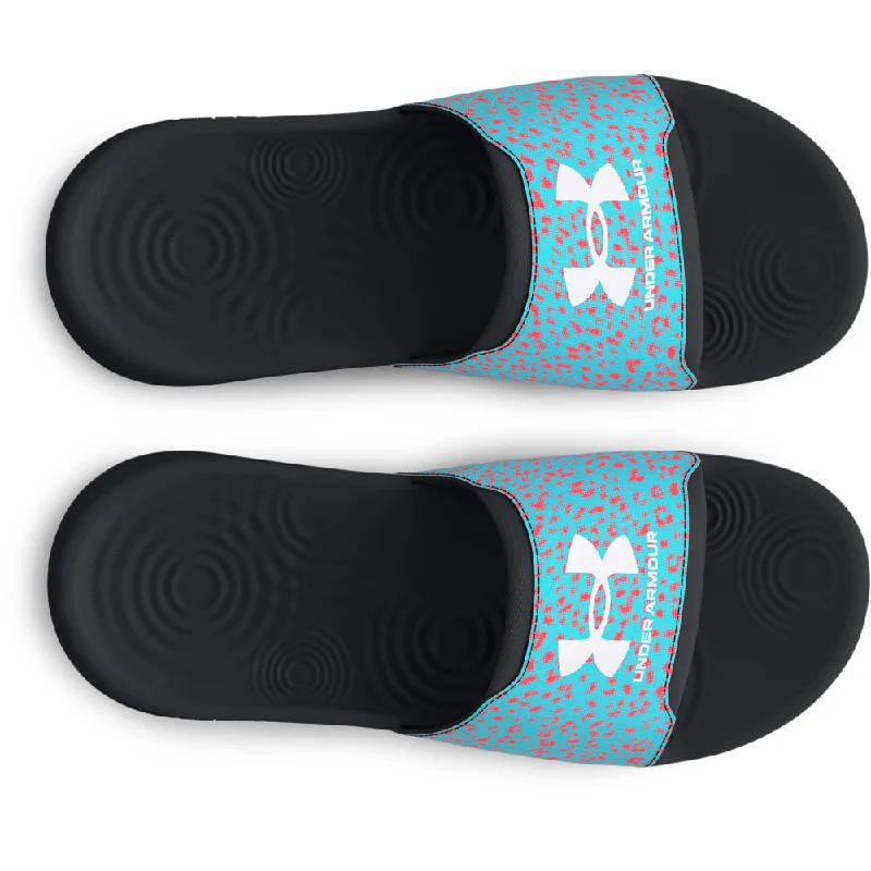 Men's sandals with a toe post designGirls' Under Armour Youth Ignite Select Print Slide Sandal