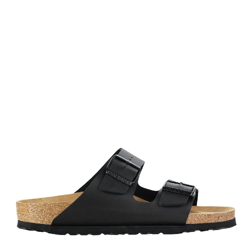 Men's sandals with a stretchy strap for a better fitBirkenstock Arizona BF Reg Sandal Black