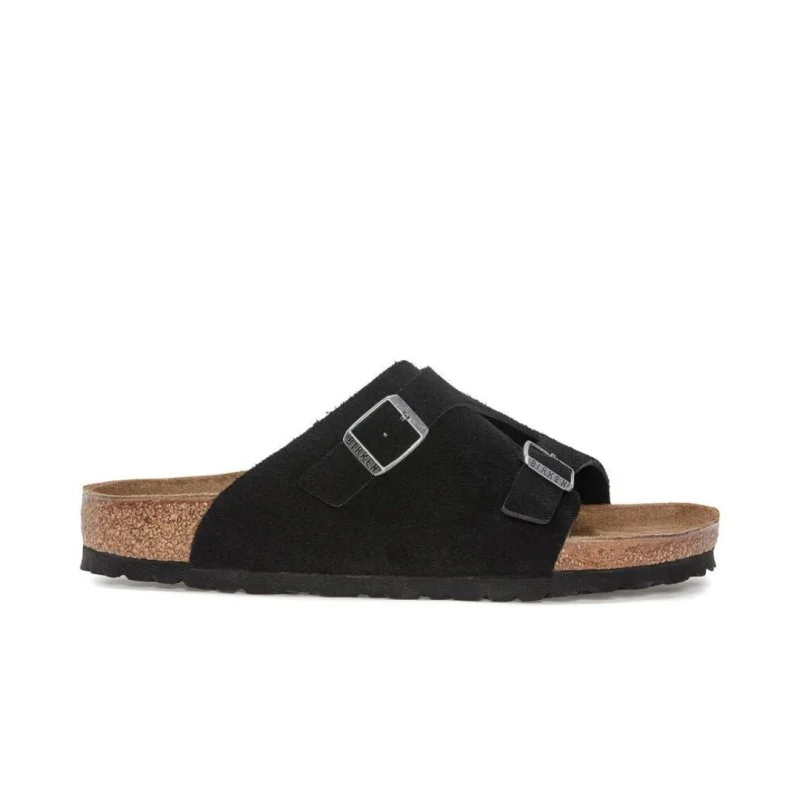 Men's sandals with a removable insole for cleaningBirkenstock Zurich - Black Suede