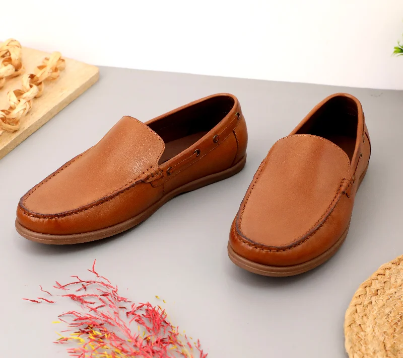 Ezok Leather Casual Shoes For Men