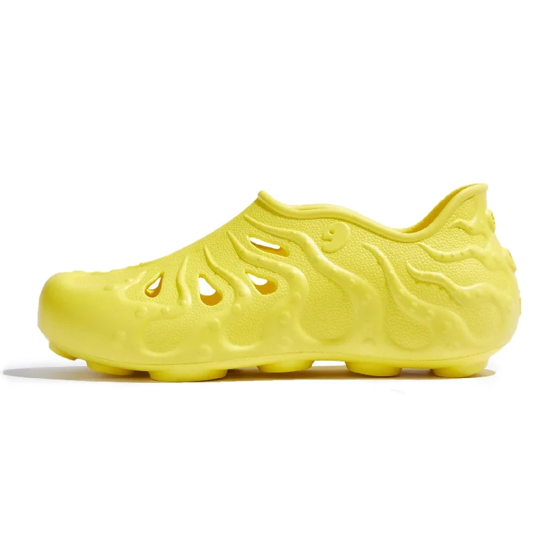 Men's sandals with a toe post designMaize Yellow Octopus II Men